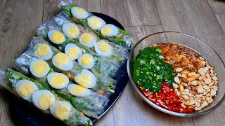 BÁNH TRÁNG CUỐN SỐT ME -  và cách làm sốt me chấm bánh tráng sánh kẹo cực ngon - Tú Lê Miền Tây