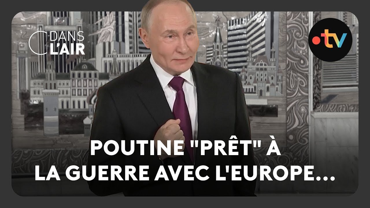 Poutine "prêt" à la guerre avec l'Europe... - C dans l’air - 03.12.2025