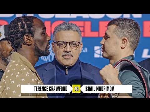 Face off | terence crawford vs. Israil madrimov • head to head in nyc | dazn & matchroom boxing