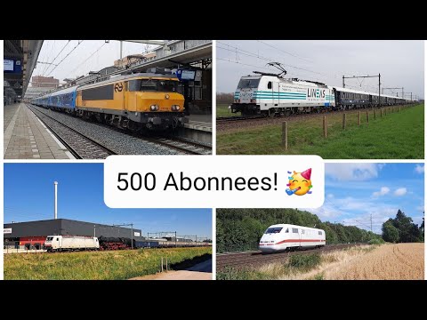 500 Abonnees 🥳 | Bijzondere treinen