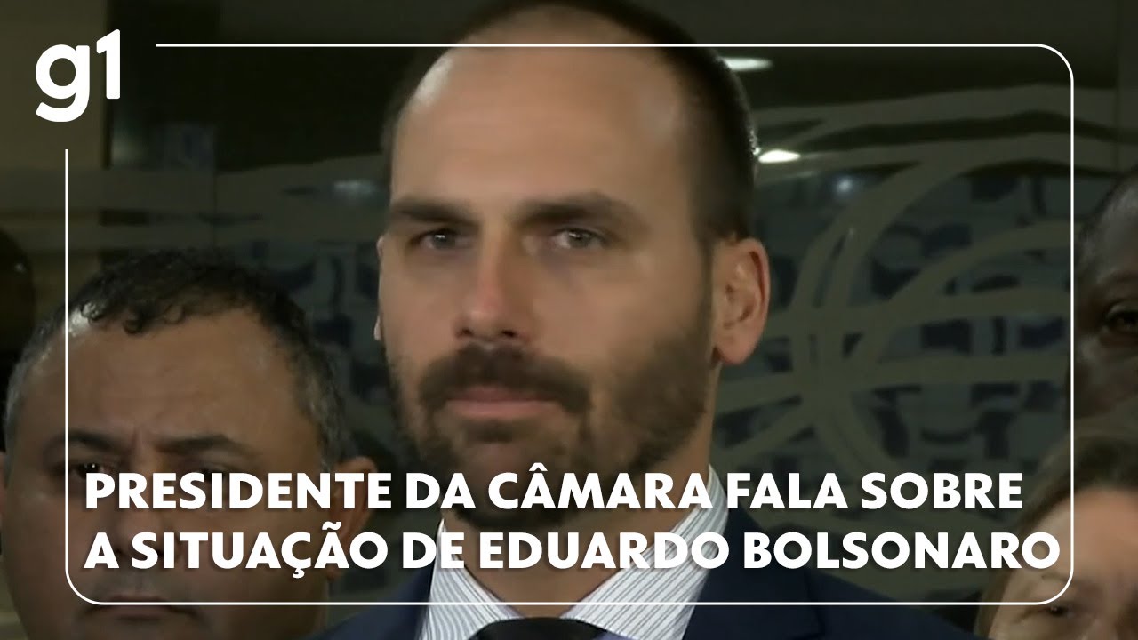 Hugo Motta, presidente da Câmara, fala sobre a situação do deputado Eduardo Bolsonaro