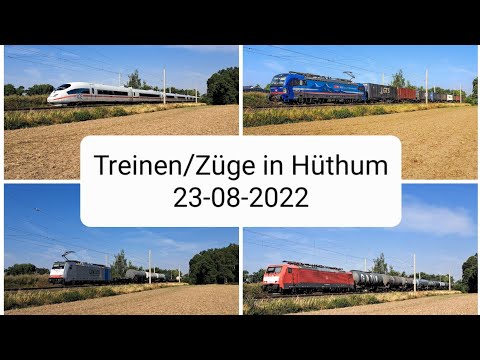 Treinen/Züge in Hüthum(D) 23-08-2022