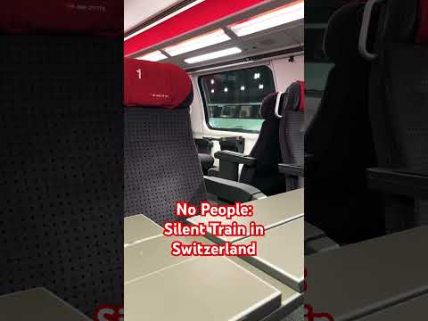 Silent Train Through Switzerland #trainride #silentvideo