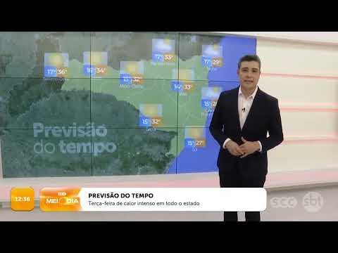 Semana marcada pela onda de calor em SC | Tempo | SCC Meio-Dia