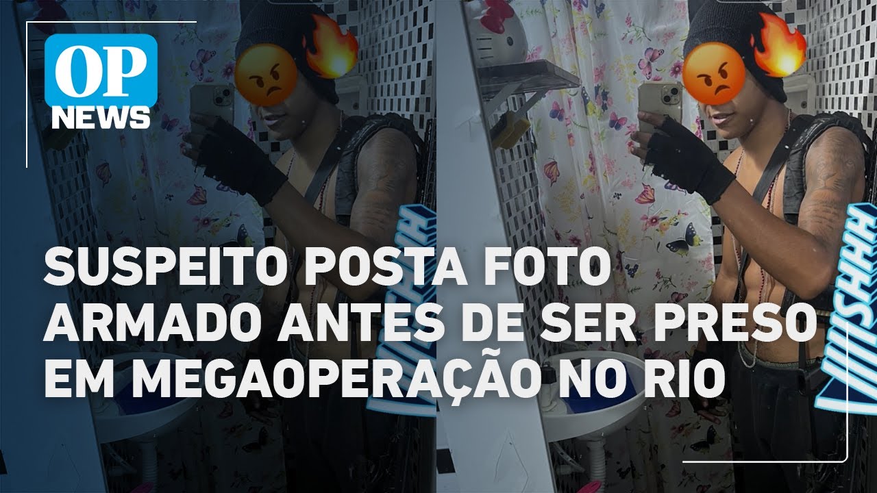 Um dos presos na megaoperação no RJ postou foto armado momentos antes | O POVO News  TV Online Um dos presos na megaoperação no RJ postou foto armado momentos antes | O POVO News