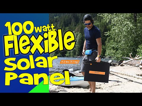 FlexSolar 100Watt Portable Foldable Solar Panel - Solar Panels on Amazon