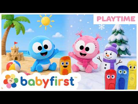 Learn Shapes for Kids with GooGoo & GaaGaa | Seasons Song & Games | Toddler Learning Video