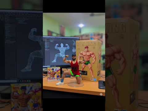 PAPA💪🏻 From photo to Figurine (AI magic✨️) #ai #aiart #figurine #bodybuilding #shorts #trending