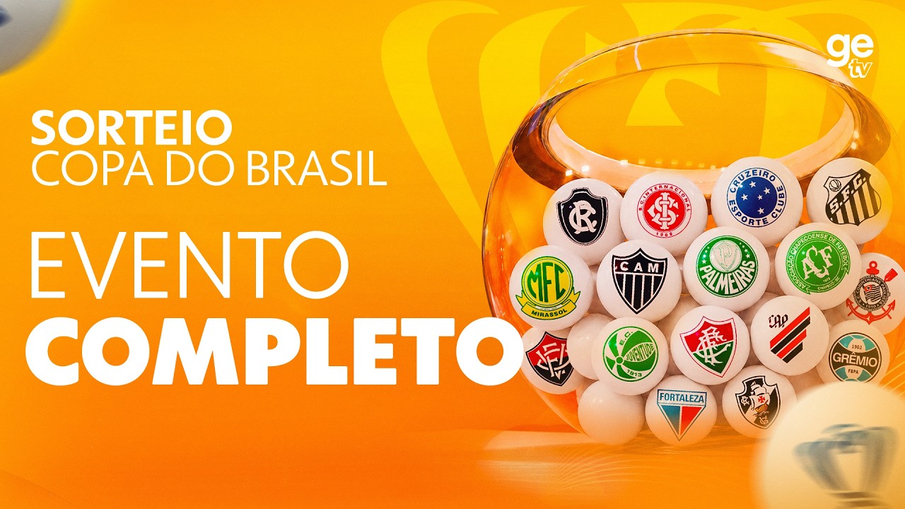AO VIVO: SORTEIO DAS OITAVAS DA COPA DO BRASIL 2026 | ge tv