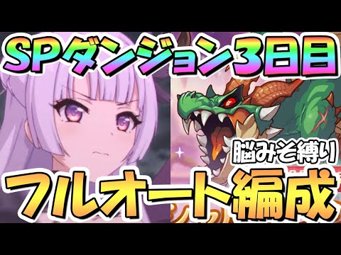 【プリコネR】SPダンジョン3日目21～30階の簡単フルオート攻略編成を色々紹介！EX装備なし！寝坊した寝起き脳みそ縛り【2023年4月】【期間限定スペシャルダンジョン】