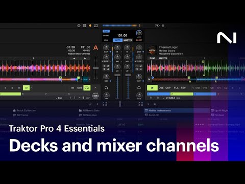 Traktor Pro 4 decks and mixer channels | Native Instruments