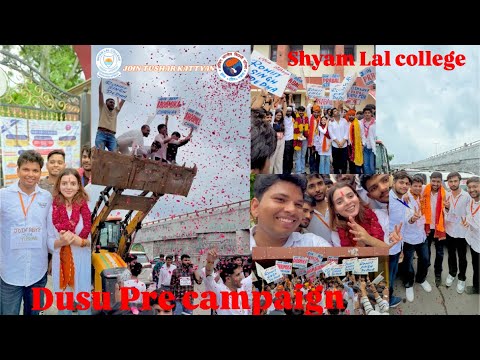 आज शाम कॉलेज में DUSU Pre-Campaign | Bhumika Chouhan, Rohit Dedha, Pratap Singh Ka Josh!