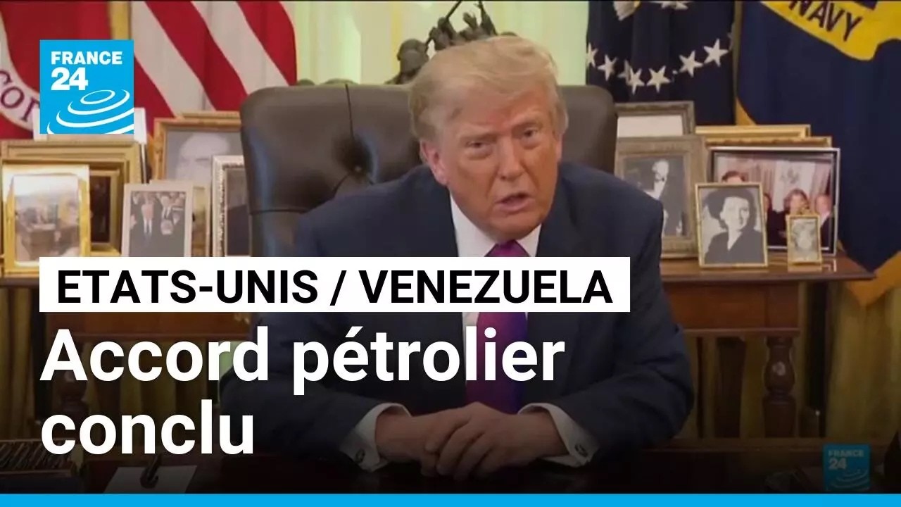 Etats-Unis : Trump annonce un accord pétrolier avec le Venezuela • FRANCE 24