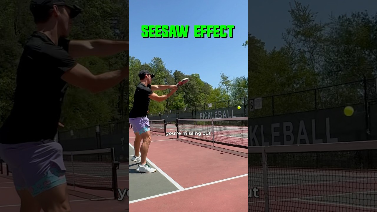 The See-saw Effect #pickleball