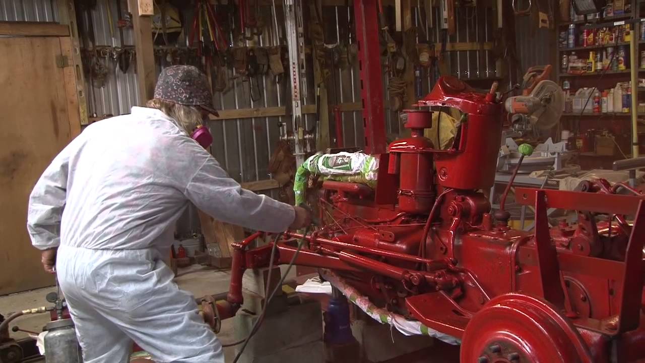 How to paint a ford tractor #10