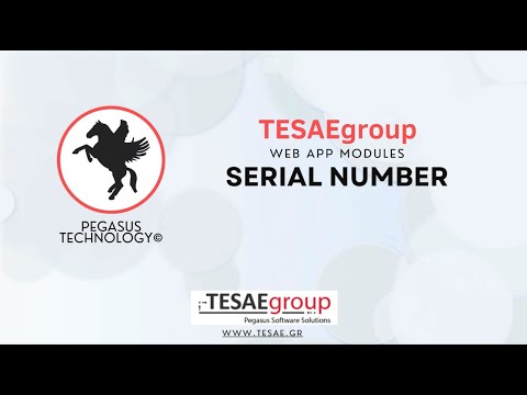 Pegasus Web App - Serial Number