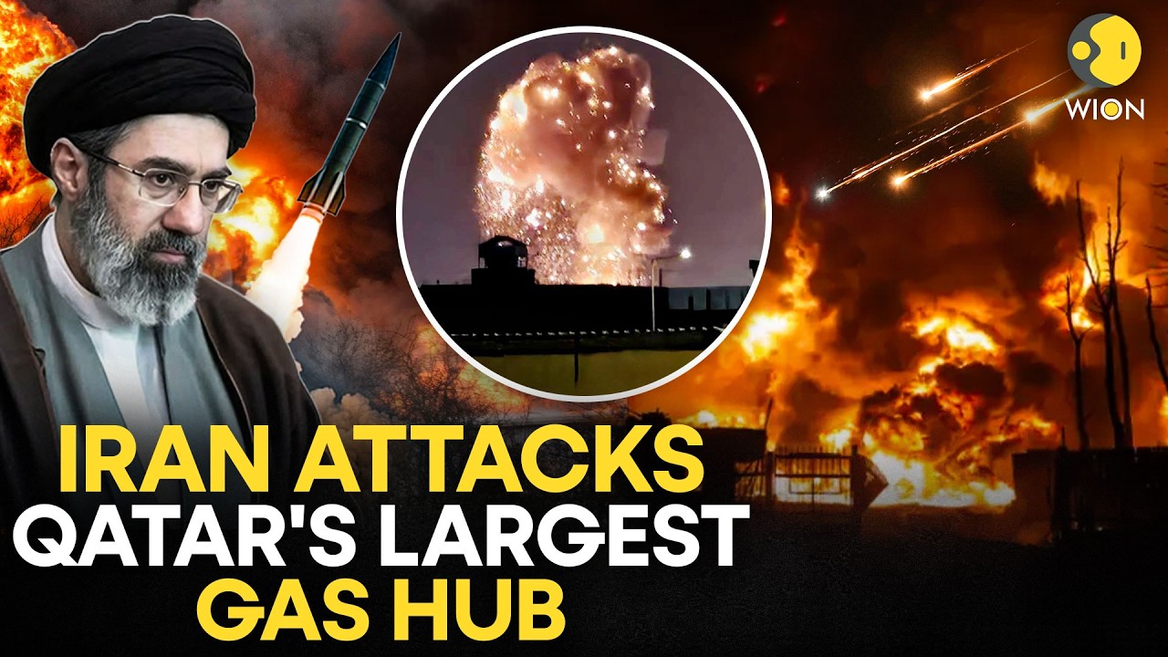 Iran Attacks Qatar: Iran Strikes Qatar’s Biggest Gas Hub, Global Energy Crisis Begins? | WION Live