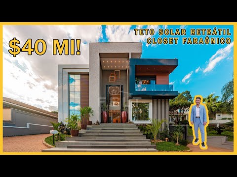 R$40,000,000.00 MANSION IN TAMBORÉ IN ALPHAVILLE - HOUSE WITH RETRACTABLE ROOF - EXTREMELY LUXURIOUS