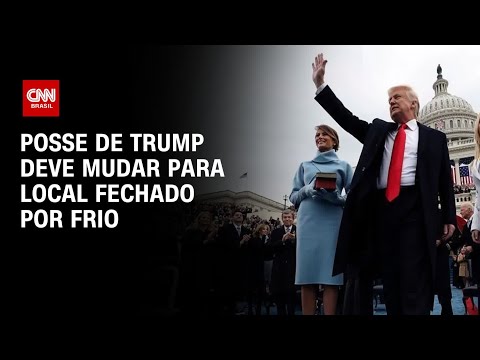 Posse de Trump deve mudar para local fechado por frio | BASTIDORES CNN