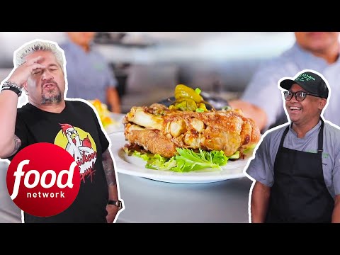 Guy Fieri Tries GAME CHANGER Filipino Pork Crispy Pata | Diners Drive-Ins & Dives