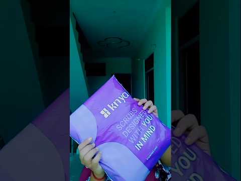 BAMS UNIFORM ? SCRUB #knya #mbbs#neet2025#neetaspirants#bams#scrub#doctor#unboxing#grwm#shorts