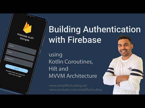 Firebase Authentication using MVVM with Hilt and Coroutines