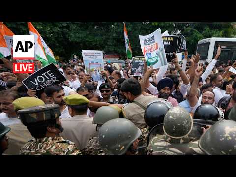 LIVE: Protesters in New Delhi call for India’s chief election commissioner to resign