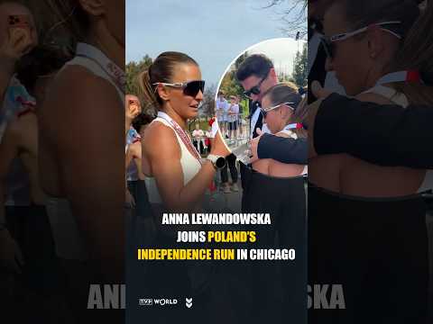 Anna #Lewandowska <strong>joins</strong> Poland's #independence run in #Chicago