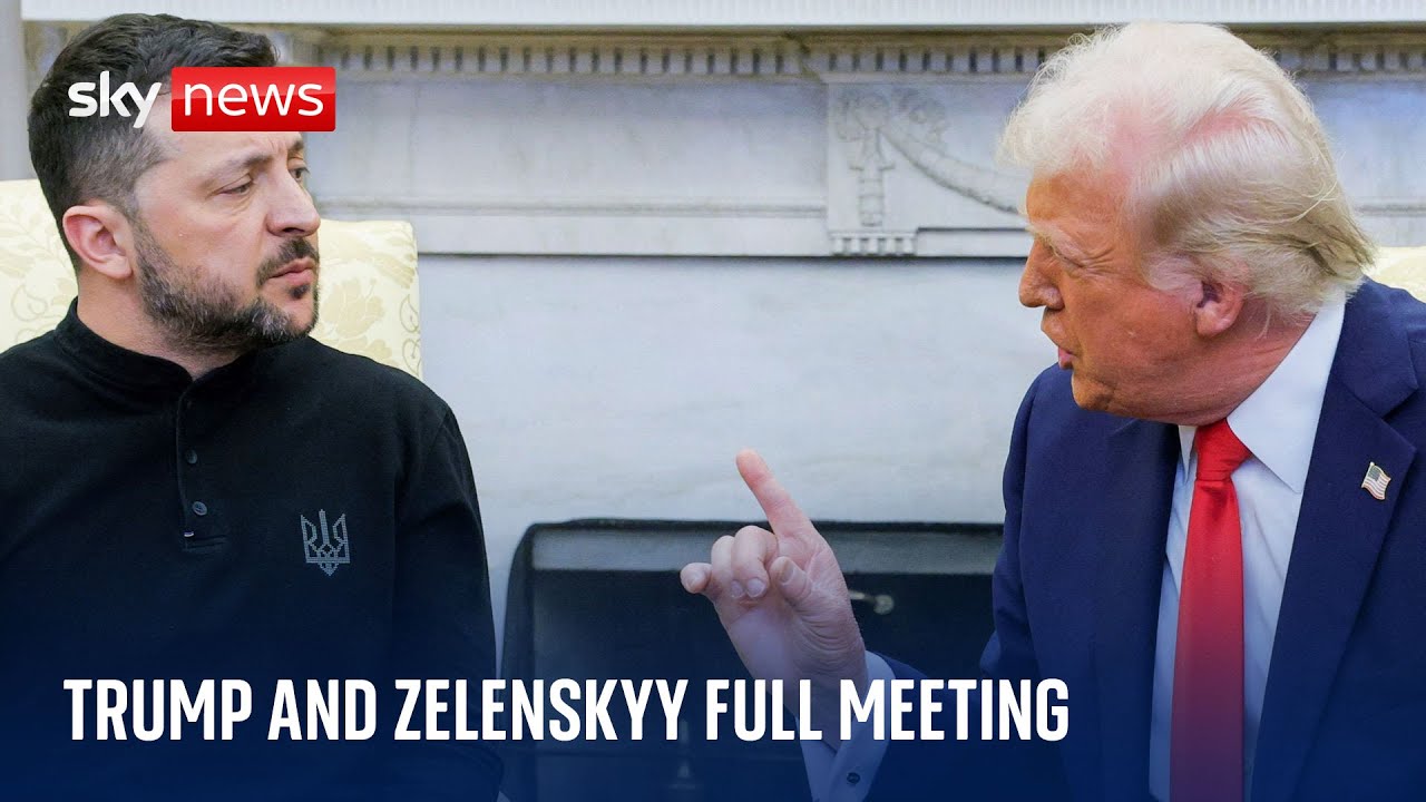 In full: Trump and Zelenskyy clash at the White House