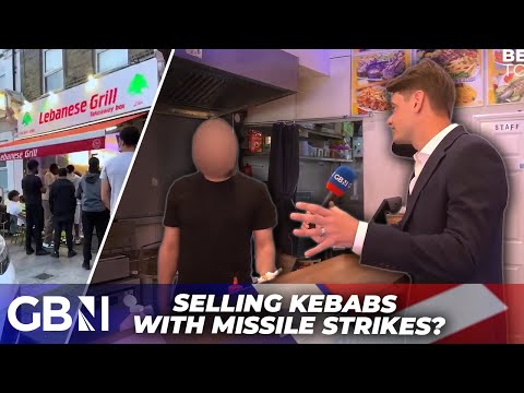 London Kebab Shop Promotes Food with Iran Missile Strike Footage | Ben Leo Investigates