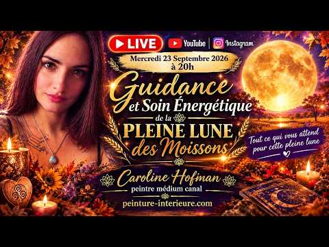 ✨🔮 LIVE — Mercredi 23 septembre à 20h sur Instagram et YouTube 🔮✨