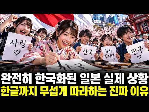 한글까지 무섭게 베끼는 일본. 열등감에 다급해 미칠 지경이다 | 떠먹여줌