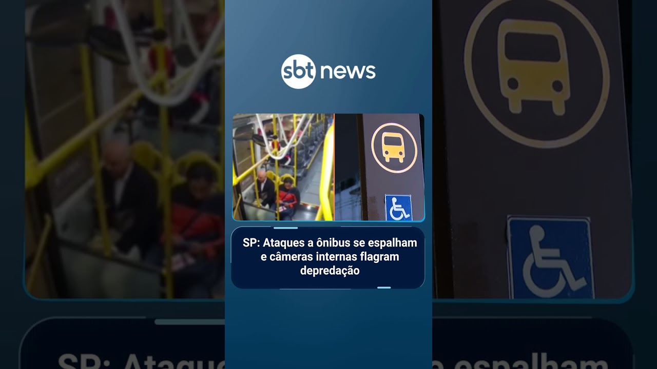 SP Ataques a ônibus se espalham e polícia investiga ligação com desafio na internet | SBTManhã