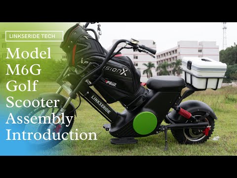 How to Install the M6G Single Rider Electric Golf Scooter from Package