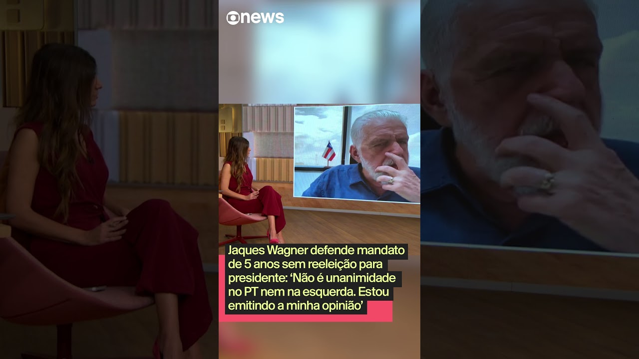 Jaques Wagner defende mandato de 5 anos sem reeleição para presidente