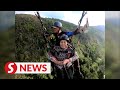 Viral Sensation: 87-year-old's fearless tandem paragliding adventure