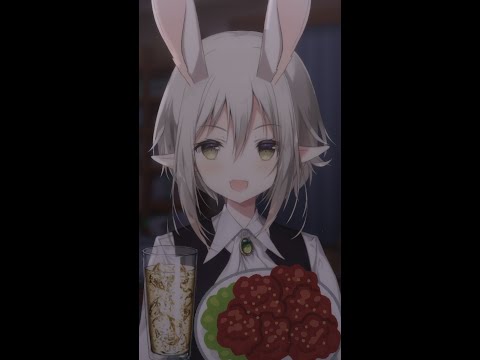 【ASMR】モッパン?してみる。ヤンニョムチキンとラム酒ソーダ割り。【えま★おうがすと/にじさんじ所属】