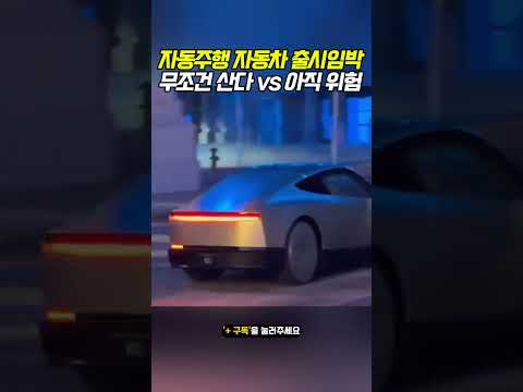 완전 자동주행 자동차 나오면 산다 vs 안산다