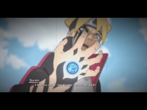 Boruto & Sarada & Mitsuki vs Minato & Kushina & Mecha Naruto (Naruto: Shippuden)
