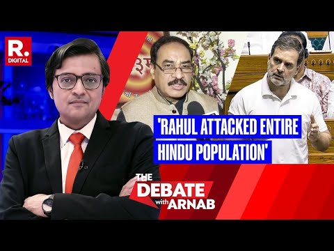 Rahul Gandhi Attacked Entire Hindu Population Not Just BJP: VHP Spokesperson | Debate With Arnab
