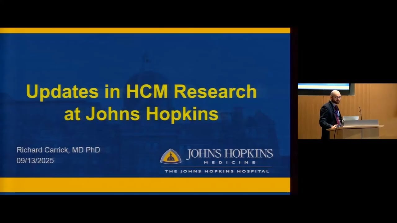 HCM Patient Symposium 2025 | Updates in JHH HCM Research - Richard Carrick