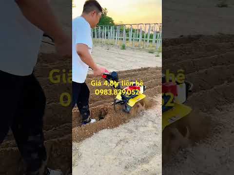 Máy xới đất mini 4 chức năng #máyxớiđất #agriculture