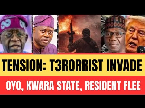 TENSION: RESIDENT FLEE AS T+RRIST INVADE,,OYO,,KWARA STATE,,