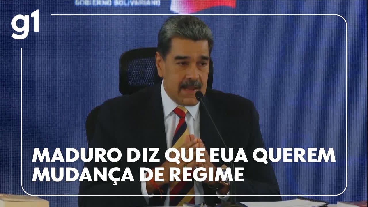 Maduro diz que EUA querem mudança de regime e já prometeram entregar poder para opositores