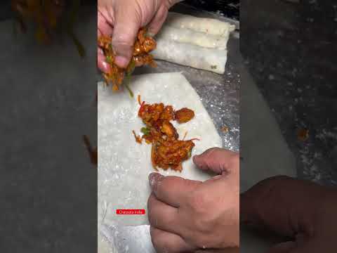 Special chicken spring roll #ytshorts #foodshorts #food #streetfood #delhifood #chickendishes