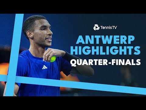 Auger-Aliassime Faces RBA; Tsitsipas & De Minaur Feature | Antwerp 2024 Quarter-Final Highlights