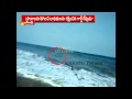 Guard saves two youths life in Visakha RK beach-Exclusive visuals