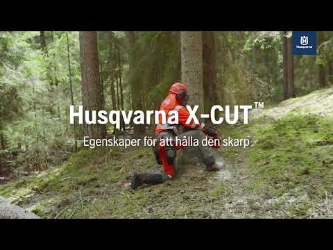 Husqvarna X-CUT™ - Egenskaper för att hålla den skarp