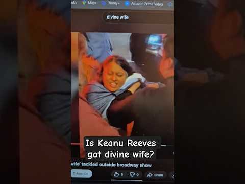 Is Keanu Reeves got Divine Wife? #shorts #wife #keanureeves #fangirl