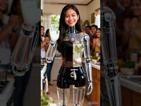 Adobo Sauce Dispenser Robot, in Service #futuristic #robot #technology #humanoid #AI